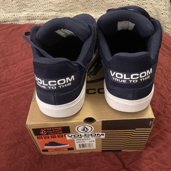 Volcom Evolve Skate Work Shoes Composite Toe Slip-Resistant Blue  Men's 12W Work - Picture 7 of 16
